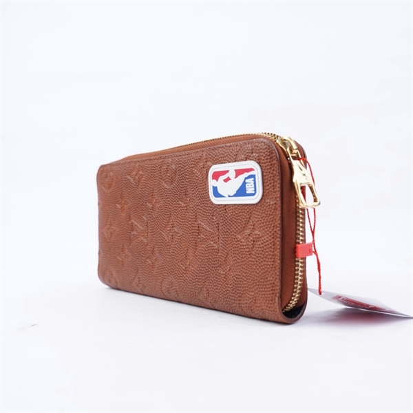 Ví LV zip hoa nâu (BQ) KG+