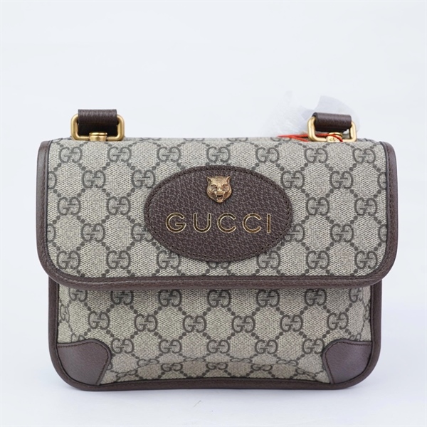 Túi GG Neo Vintage Bag xám (501050-525040) sz22 (LN) KG+