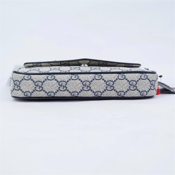 Túi GG xám xanh (764961-493075) sz21 (LN) KG+