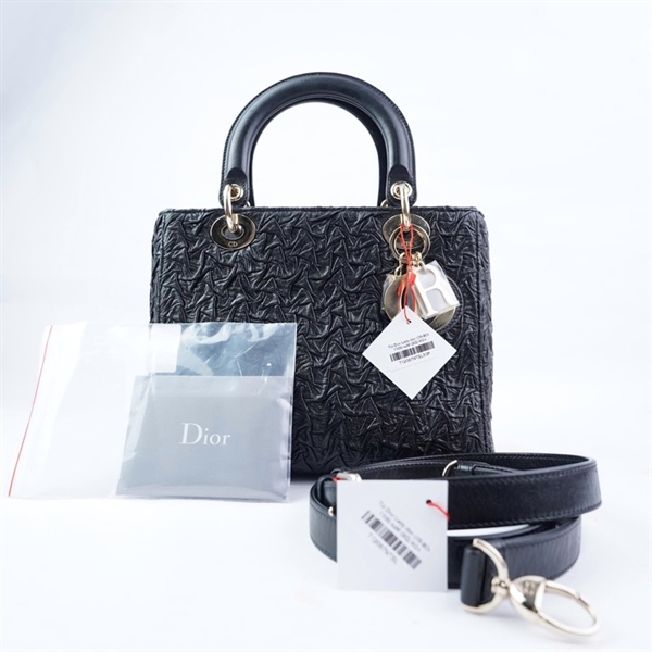 Túi Dior Lady đen (05-BO-1109) szM (BQ) KG+