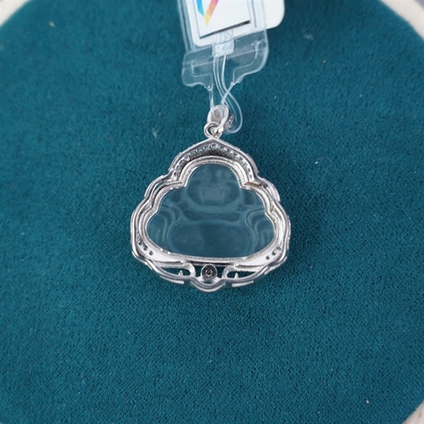 Mặt phật Di Lặc bọc bạc (539825) sz21.82-16.97 +