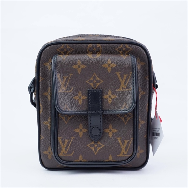 Túi LV Christopher Wearable hoa nâu sz15 (BQ) KG+