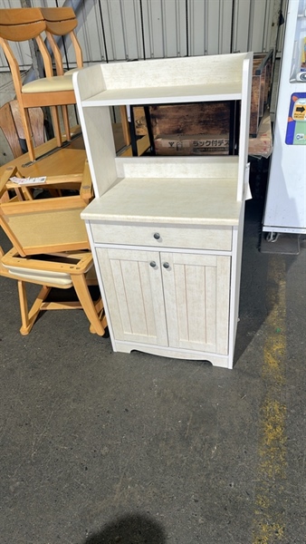 Tủ 2 cánh 1 ngăn kéo trắng