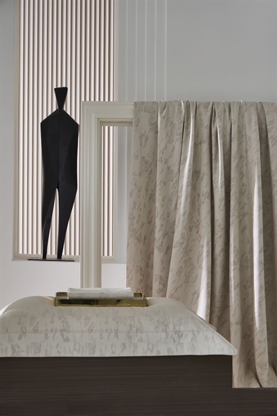 Bộ ga be dệt họa tiết màu be (Bộ) | Gấm Cotton 160s - NY01.12