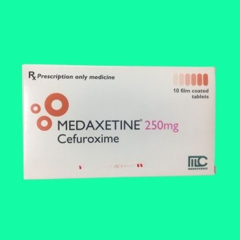Medaxetine ( Cefuroxim Axetil 500mg ) Hộp 1 vỉ x 10 viên - Cyprus
