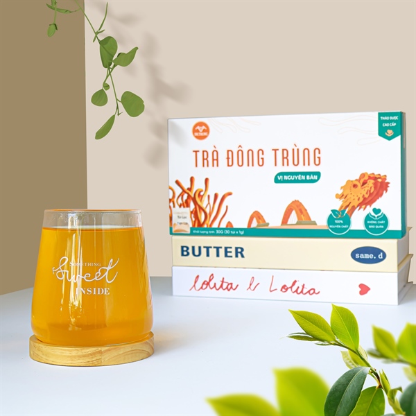 Trà Đông Trùng vị nguyên bản - Hộp 30 túi lọc