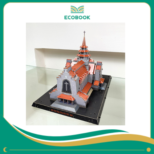 Bộ Lắp Ráp Mô Hình Giấy 3D Nhà Thờ Dòng Chúa Cứu Thế
