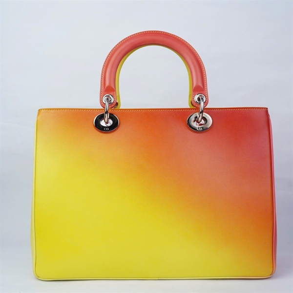 Túi Dior Lady cam ombre vàng kèm ví (17-BO-1113) szL (A-T) KG+