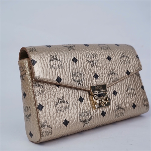 Túi MCM vàng bóng sz23 (HV) KG+