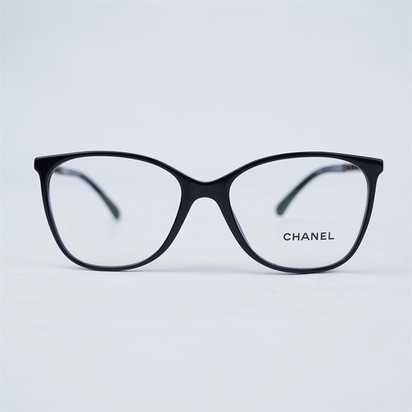 Kính Chanel đen 3408-Q c622 (52-16-140) (HV) KG+