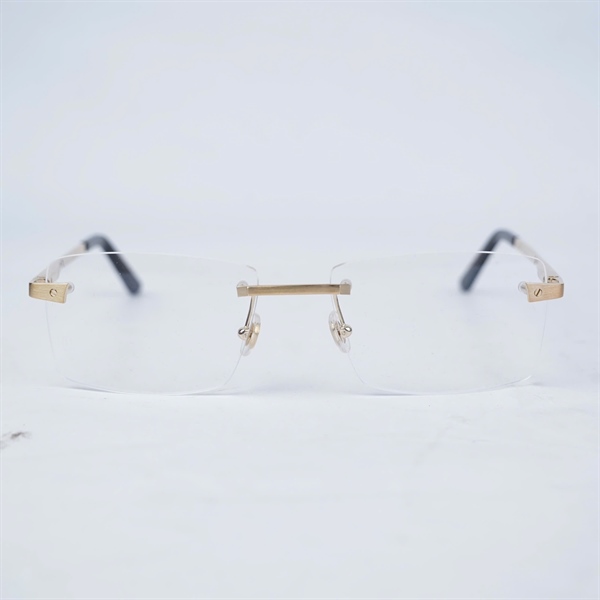 Kính Cartier gọng vàng pha đen CT0167O 004 (145) (HV) KG+