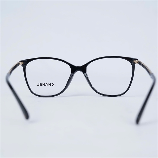 Kính Chanel đen 3408-Q c622 (52-16-140) (HV) KG+