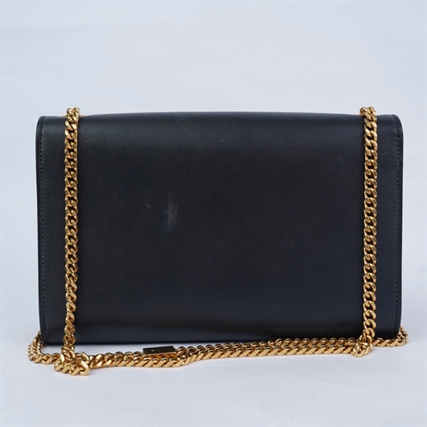 Túi YSL Kate đen khóa vàng 24cm (ALM354119 0617) KG+