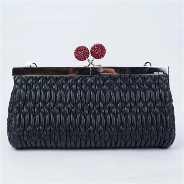 Túi Miu Miu Clutch đen sz28 (A-T) KG+
