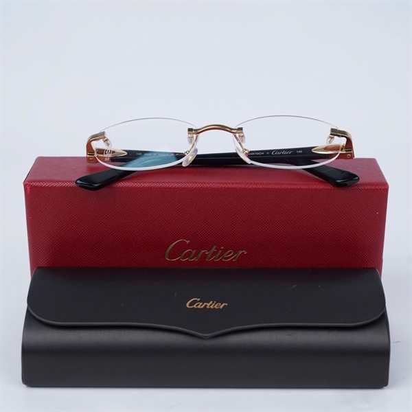 Kính Cartier gọng đen CT0318O 001 (140) (HV) KG+