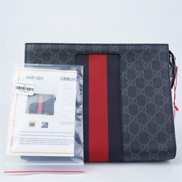 Túi GG Clutch đen sz25 (L-N) KG+