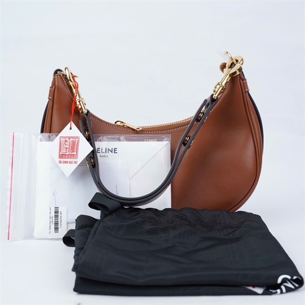 Túi Celine kẹp nách nâu sz25 (LN) KG+