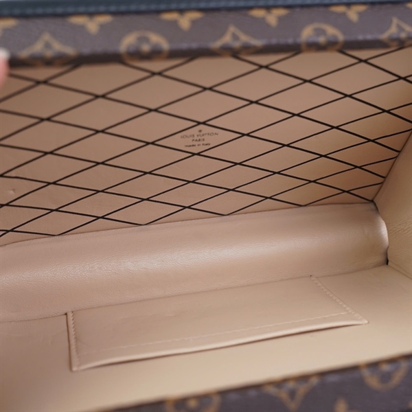 Túi LV Trunk hoa nâu viền đen sz19 (L-N) KG+