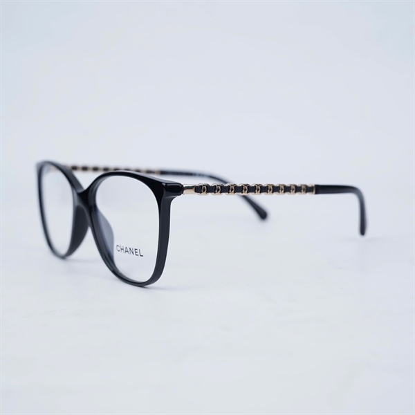 Kính Chanel đen 3408-Q c622 (52-16-140) (HV) KG+