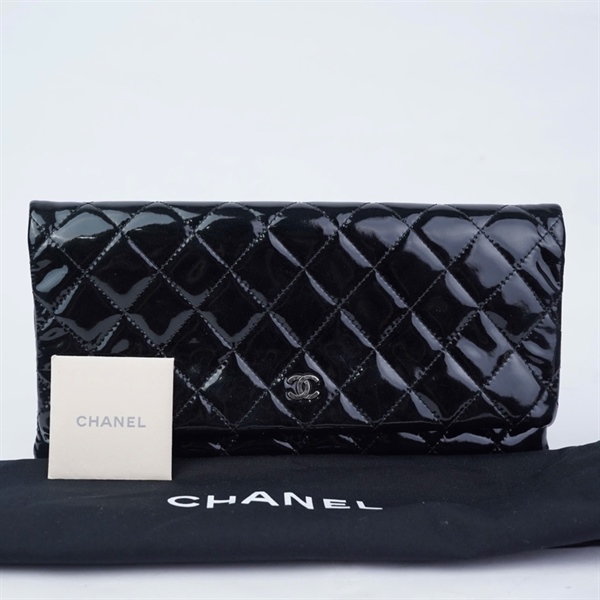Túi Chanel Clutch đen (19956235) sz26 (A-T) KG+