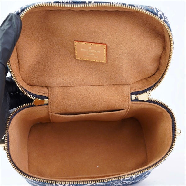 Túi LV Vanity hoa xanh kèm ổ + 2 chìa (PL4250) sz18 (HV) KG+