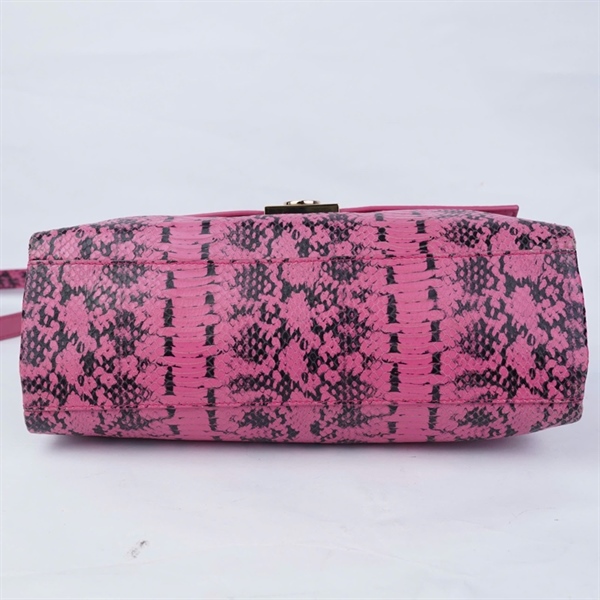 Túi Versace hồng da trăn sz34 (HV) KG+