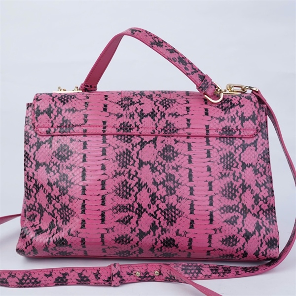 Túi Versace hồng da trăn sz34 (HV) KG+