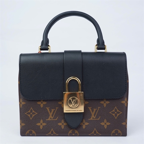 Túi LV Locky BB hoa nâu nắp đen sz20 (L-N) KG+