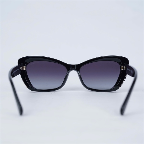 Kính Chanel đen đính ngọc 5481-H c622/S6 (56-16-140) KG+