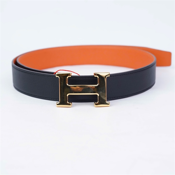 Thắt lưng Hermes đen sz 3x100cm (L-N) KG+