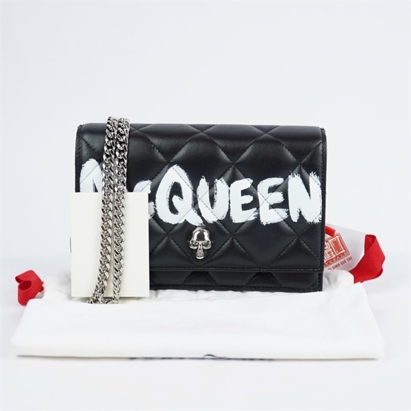 Túi Alexander Mcqueen đen (613088-494885) sz19 KG+