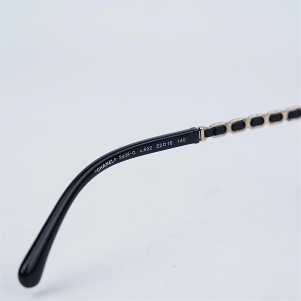 Kính Chanel đen 3408-Q c622 (52-16-140) (HV) KG+