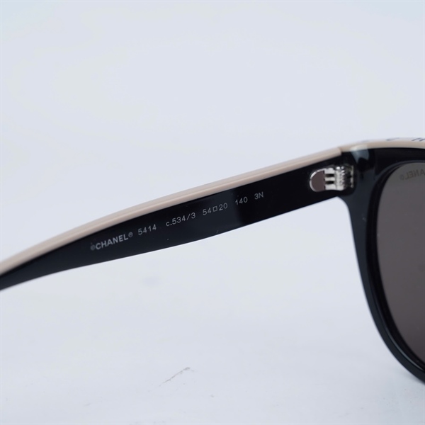 Kính Chanel đen pha nude 5414 c534/3 (54-20-140) (HV) KG+