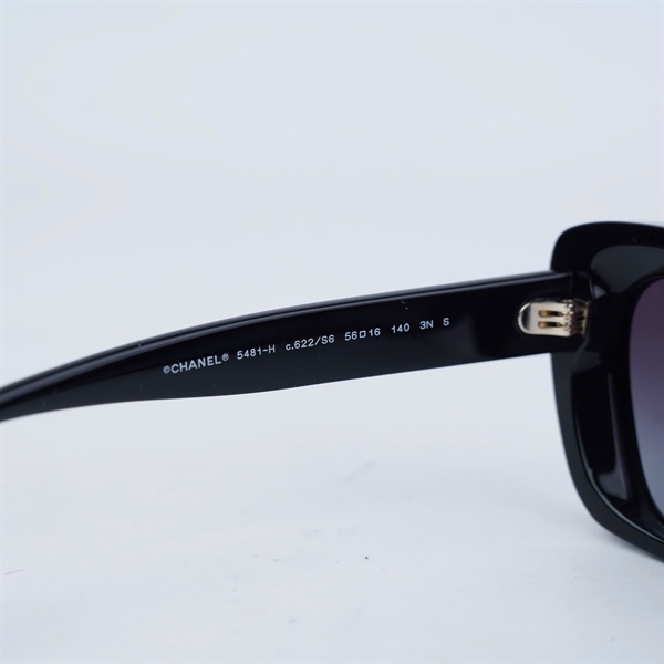 Kính Chanel đen đính ngọc 5481-H c622/S6 (56-16-140) KG+