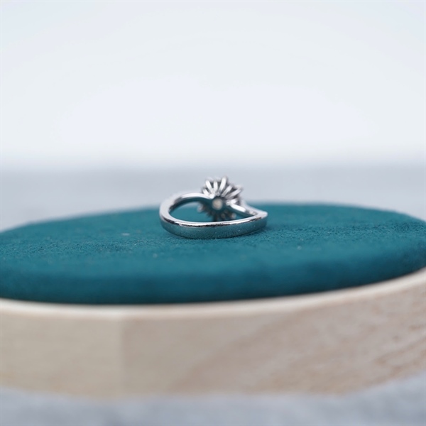 Nhẫn Princess kim cương sz3.77-3.74 KG+