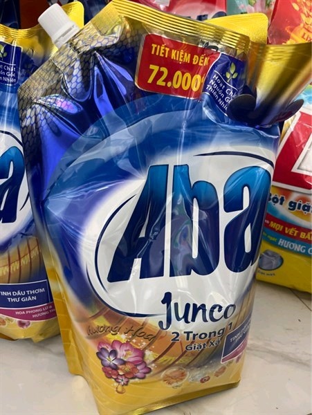 Nước giặt xả 2 trong 1 ABA, hoa phong lữ& Hương thảo, 3,4l