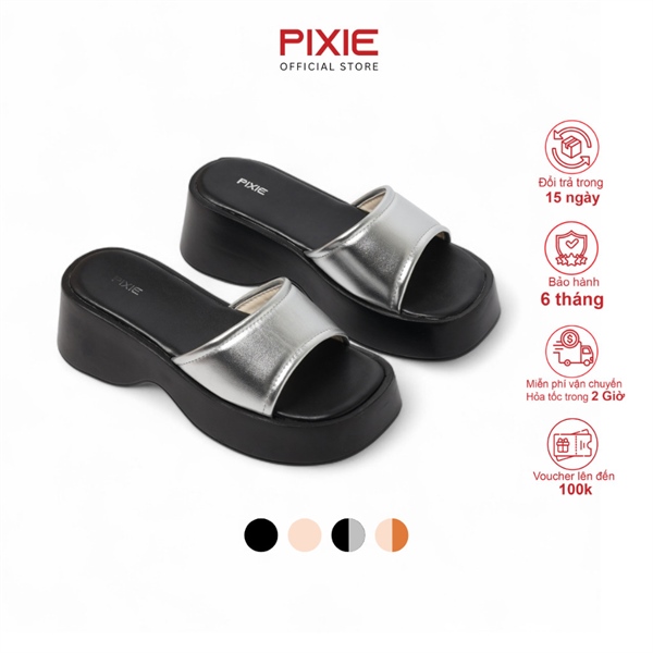 Dép Đế Xuồng 7cm Bản Ngang H367