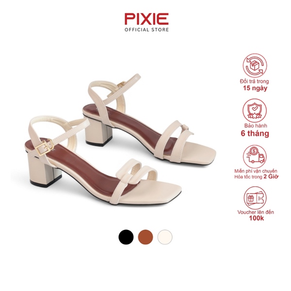 Giày Sandal Cao Gót 5cm Quai Mảnh x891
