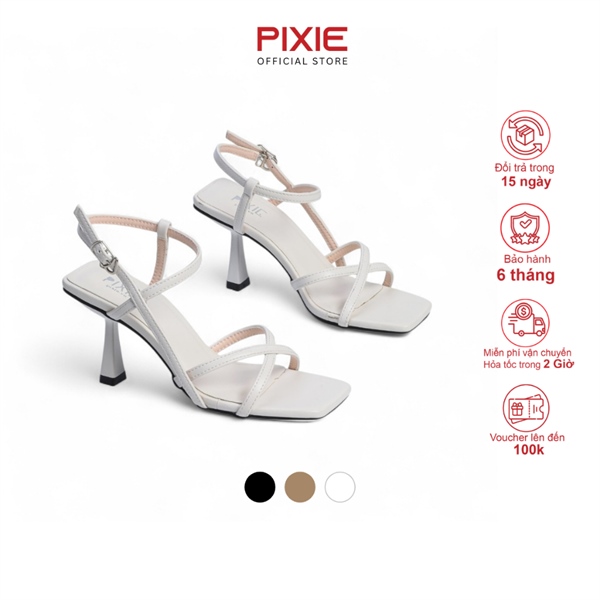 Giày Sandal Cao Gót 7cm Quai Chéo H088