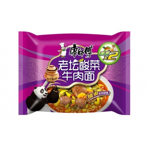 Mì bò hầm cải chua ksf 117g 老坛酸菜 牛肉面