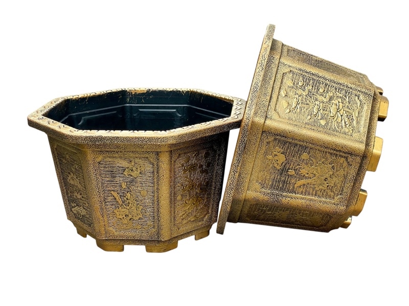 Chậu bát giác đồng 500