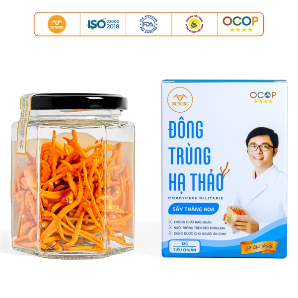 ĐTHT sấy thăng hoa loại tiêu chuẩn 12g