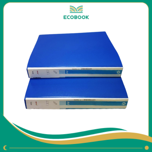 Bìa còng nhẫn nhựa Xifu A4 3,5cm - Xanh dương