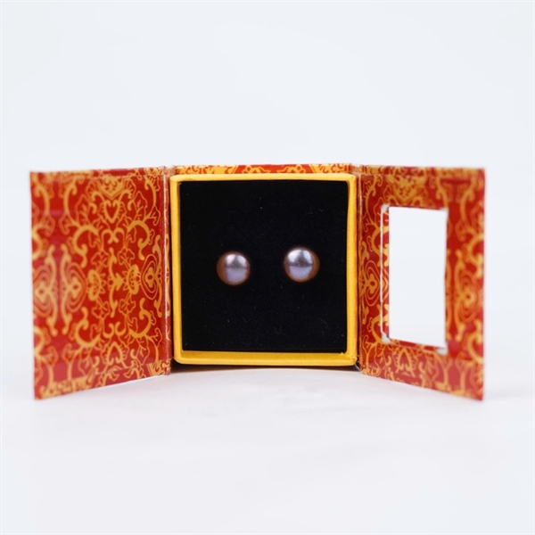 Bông tai ngọc trai đen KG+