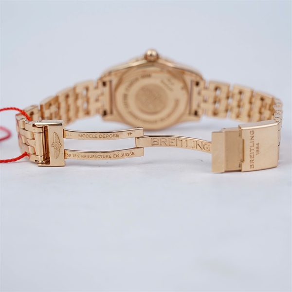 Đồng hồ Breitling vàng hồng kim zin (No30) sz31.6 (HC) KG+