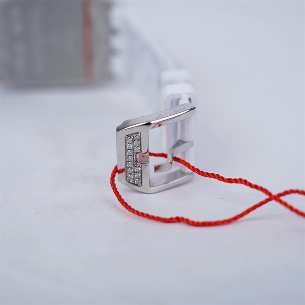 Đồng hồ Franck Muller trái tim dây trắng (No2815) sz34.7 (HC) KG+