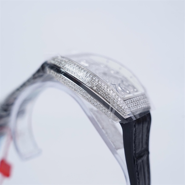 Đồng hồ Franck Muller dây đen (No3520) sz34.7 (HC) KG+