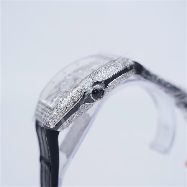 Đồng hồ Franck Muller dây đen (No3520) sz34.7 (HC) KG+