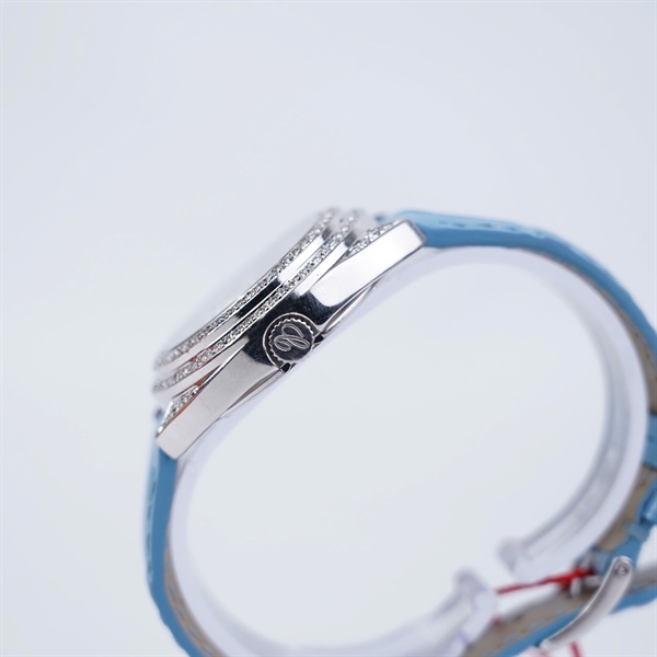 Đồng hồ Chopard dây xanh kim độ (1043255) sz32 (HC) KG+