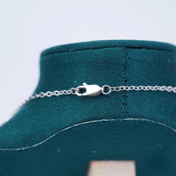 Dây chuyền hoa bạc KG+